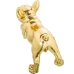 Bordlampe Alexandra House Living Guld Gylden Akryl Plastik Melamin 47 x 23 x 20 cm Hund