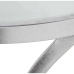 Side table Alexandra House Living Transparent Silver 54 x 59 x 54 cm