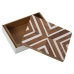 Smykkeskrin Alexandra House Living Hvit Brun Plast 18 x 6 x 13 cm