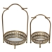 Set de Tăvi Alexandra House Living Auriu* Metal 22 x 34 x 21 cm