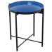 Mesa auxiliar Alexandra House Living Azul Negro 50 x 52 x 50 cm