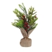 Plantă decorativă Versa Lin Metal Plastic Цимент 13 x 30 x 13 cm