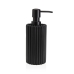 Soap Dispenser Versa Black Resin Plastic 7 x 17,5 x 7 cm