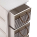 Chest of drawers Versa Tabo Textile Paolownia wood 32 x 81 x 26 cm