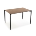 Bordsett med 4 stoler Versa PVC Metall Tre MDF 70 x 75 x 110 cm