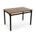 Conjunto de Mesa con 4 Sillas Versa PVC Metal Madera MDF 70 x 76 x 110 cm