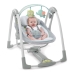 Fotel na biegunach Ingenuity Compact Swing - Hugs & Hoots Biały Szary