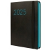 Agenda Finocam FLEXI Preto A5 14,8 x 21 cm 2025 Lisa