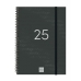 Agendă Finocam YEAR Negru A5 15,5 x 21,2 cm 2025