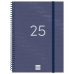 Agenda Finocam YEAR Azul A5 15,5 x 21,2 cm 2025