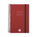 Diary Finocam OPAQUE Burgundy 11,7 x 18,1 cm 2025