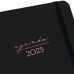 Diary Finocam ALMA Black 11,7 x 18,1 cm 2025