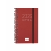 Diary Finocam OPAQUE Burgundy Mini 7,9 x 12,7 cm 2025