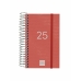 Agenda Finocam YEAR Rojo Mini 7,9 x 12,7 cm 2025