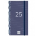 Tagesordnung Finocam YEAR Blau Mini 9,4 x 17,1 cm 2025