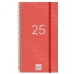 Tagesordnung Finocam YEAR Rot Mini 9,4 x 17,1 cm 2025