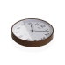 Wall Clock Versa Plastic Quartz MDF Wood 4 x 30 x 30 cm