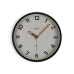 Wall Clock Versa Black Plastic 4 x 30 x 30 cm