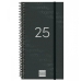 Agenda Finocam YEAR Preto Mini 9,4 x 17,1 cm 2025