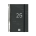 Agenda Finocam YEAR Negro 11,7 x 18,1 cm 2025