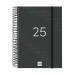 Agenda Finocam YEAR Negro A5 15,5 x 21,2 cm 2025