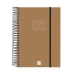 Diary Finocam OPAQUE Brown A5 15,5 x 21,2 cm 2025