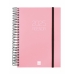 Agenda Finocam OPAQUE Cor de Rosa A5 15,5 x 21,2 cm 2025