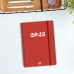 Agenda Finocam MY E10 Rojo A5 15,5 x 21,2 cm 2025