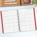 Agenda Finocam MY E10 Rojo A5 15,5 x 21,2 cm 2025