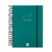 Agenda Finocam OPAQUE Groen A5 15,5 x 21,2 cm 2025