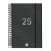 Agenda Finocam YEAR Negro 16,5 x 24,2 cm 2025