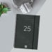 Agendă Finocam YEAR Negru 16,5 x 24,2 cm 2025