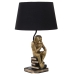 Bordlampe Alexandra House Living Sort Guld Gylden Plastik 40 W 31 x 51 x 31 cm Abe