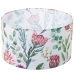 Abajur Alexandra House Living Multicolor Têxtil Floral 45 x 25 x 45 cm