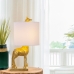 Bordslampa Alexandra House Living Multicolour Gyllene Plast 40 W 23 x 42 x 20 cm Giraff