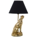 Bordlampe Alexandra House Living Sort Guld Gylden Plastik 40 W 26 x 46 x 2 cm Panter