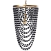 Lampa Sufitowa Alexandra House Living Czarny Metal 60 W 35 x 160 x 61 cm