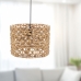 Ceiling Light Alexandra House Living Brown Metal wicker 40 W 31 x 21 x 31 cm