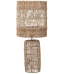 Bordlampe Alexandra House Living Brun Rotting Naturfiber 40 W 25 x 210 x 60 cm