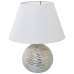 Bordlampe Alexandra House Living Hvit Gyllen Keramikk 40 W 35 x 43 x 35 cm