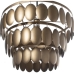 Ceiling Light Alexandra House Living Gold Metal 60 W 47 x 34 x 47 cm