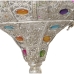 Lampadario Alexandra House Living Bianco Metallo 27 x 47 x 27 cm