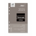 Recharge pour agenda Finocam OPEN R597 2025 11,7 x 18,1 cm