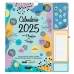 Calendar de perete Finocam TALKUAL Multicolor Hârtie 2025 21,5 x 32,5 cm