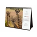 Calendar de birou Finocam FAUNA SALVAJE Multicolor Hârtie 21 x 15 cm 2025