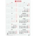 Calendar de perete Finocam Hârtie 2025 48,5 x 68 cm