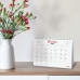 Calendário de Mesa Finocam CHIC Branco Papel 21 x 15 cm 2025