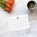 Calendario de pared Finocam CHIC Blanco Papel 2025 21 x 15 cm