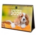 Calendar de birou Finocam PERROS Y GATOS Multicolor Hârtie 21 x 15 cm 2025