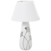 Bordslampa Alexandra House Living Vit Silvrig Keramik 60 W 16 x 45 x 16 cm